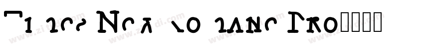 Times New Romane Pro字体转换